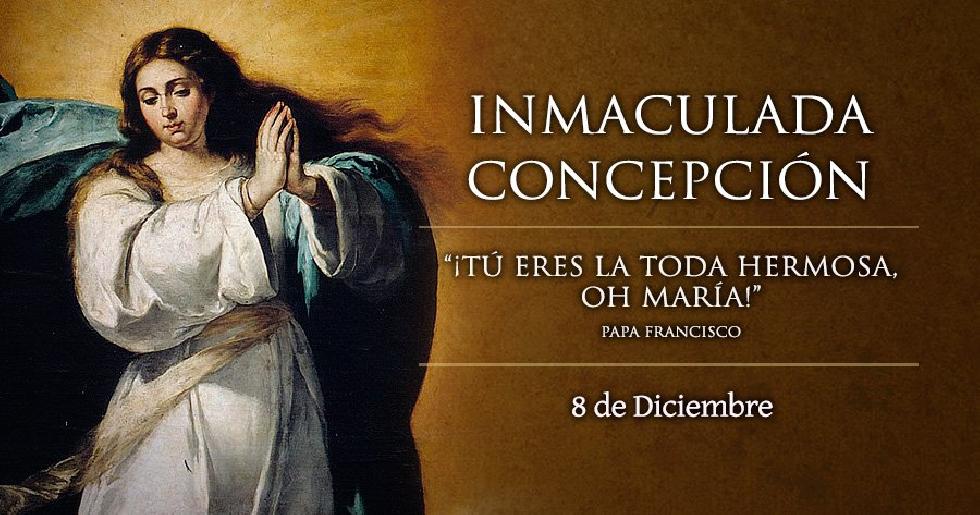 Diciembre 08 - Inmaculada Concepción de la Virgen María