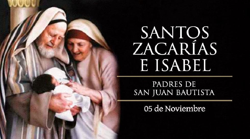 Noviembre 5 - Santos Zacarías e Isabel