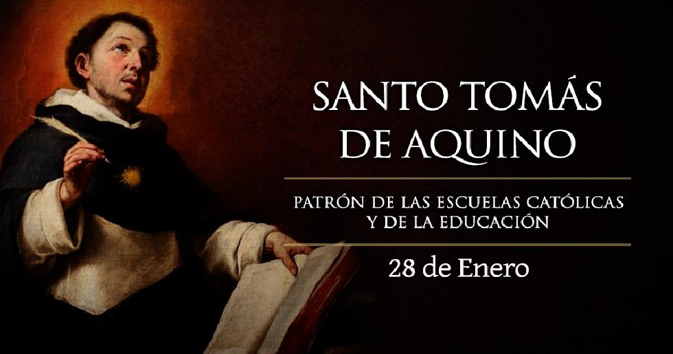 Enero 28 - Santo Tomás de Aquino
